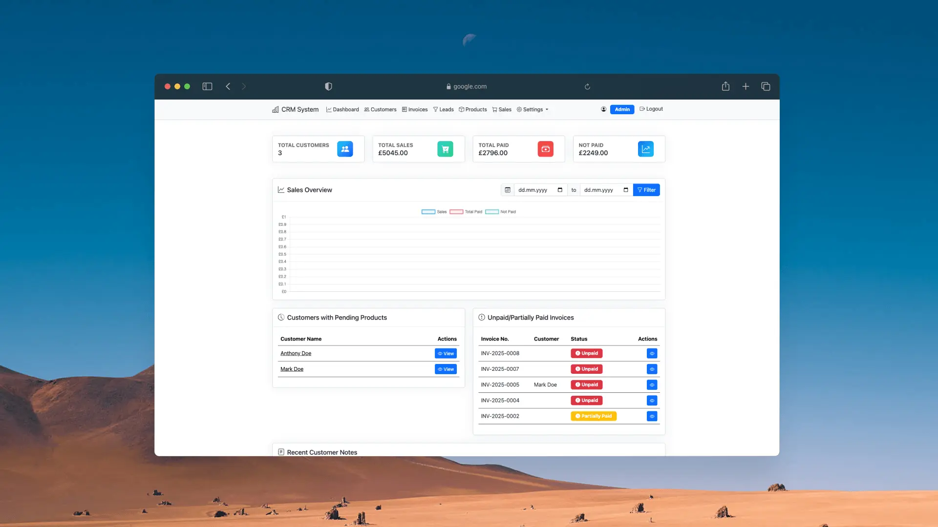 Multi-Tenancy CRM
